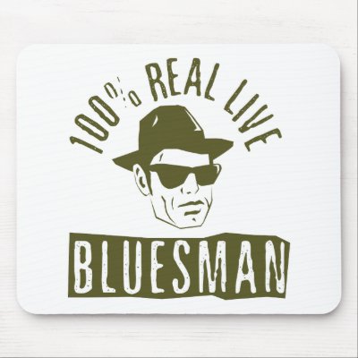 100% Bluesman Mousepad by jmagnum
