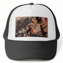 100 Brave Generals Japanese Samurai Painting Hats