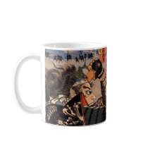 100 Brave Generals Japanese Samurai Painting Coffee Mugs