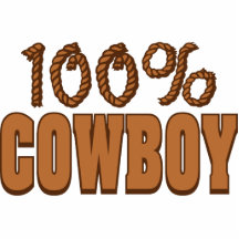 100% Cowboy Photo Cutouts