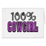 100% Cowgirl Cards