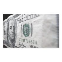 100 Dollar Bill (10) Rectangular Sticker
