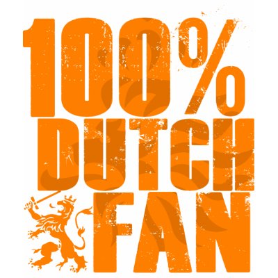 100% Dutch Fan Kids T-Shirt by MintDesigns
