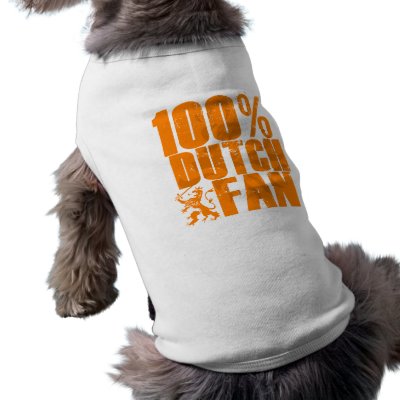 100% Dutch Fan Pet Clothing by MintDesigns