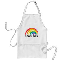 100% Gay Apron