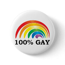 100% Gay Pin