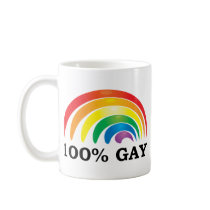 100% Gay Mugs