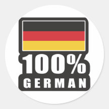 100% German Sticker
