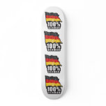 100% German Wavy Flag Design skateboards