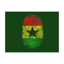 100% Ghanian Ghana DNA pride gifts Post Card