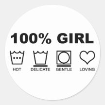100% Girl Sticker