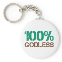 100% Godless Keychains