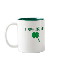 100% IRISH - 11oz. Mug!