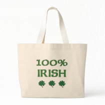 100% Irish Tote Bag