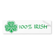 100% IRISH CELTIC CLOVER