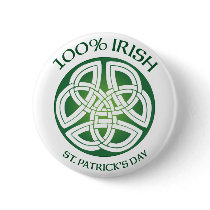 100% Irish Celtic Knot Button