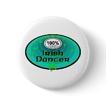 100% Irish Dance Pinback Buttons