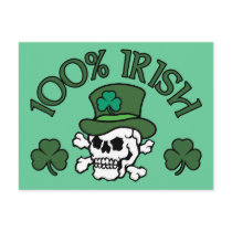 100% Irish Post Card