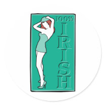 100% Irish Sticker