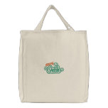 100% irish tote embroidered bags