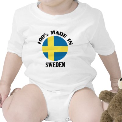100% Made In Sweden T Shirts by teyes143