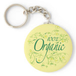 100% Organic Keychain