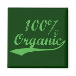 100% Organic Refrigerator Magnet