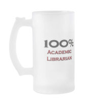 100 Percent Academic Librarian Mugs