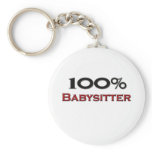 100 Percent Babysitter Key Chain