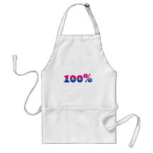 100 Percent Bisexual Apron