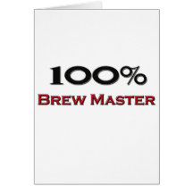 100 Percent Brew Master Cards