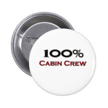 100 Percent Cabin Crew Pin