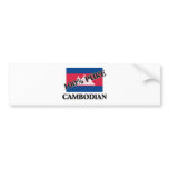 100 Percent CAMBODIAN bumper stickers