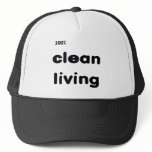 100 Percent Clean Living Cap Mesh Hats
