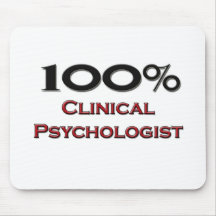 100 Percent Clinical Psychologist Mousemats
