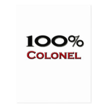 100 Percent Colonel Postcard