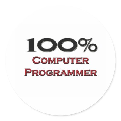100 Percent Computer Programmer by professions