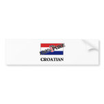 100 Percent CROATIAN bumper stickers