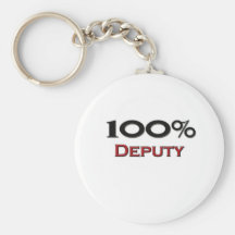 100 Percent Deputy Key Chains