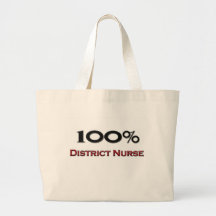 100 Percent District Nurse Canvas Bag