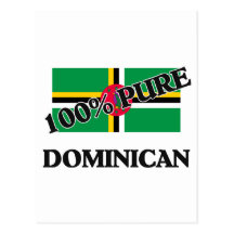 100 Percent DOMINICAN Post Cards
