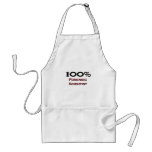 100 Percent Forensic Scientist aprons