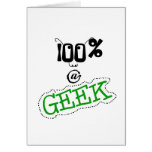 100 Percent Geek Cards