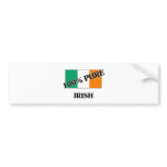 100 Percent IRISH bumper stickers