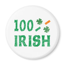 100 percent Irish Fridge Magnets