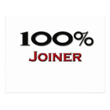 100 Percent Joiner Postcard
