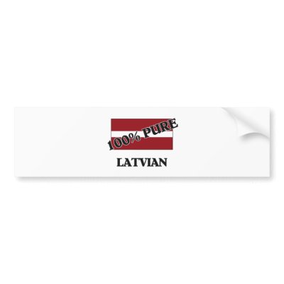 100 Percent LATVIAN by flagshirt