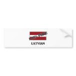 100 Percent LATVIAN bumper stickers