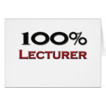 100 Percent Lecturer cards