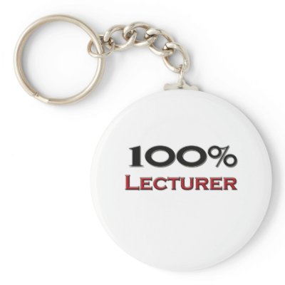 100 Percent Lecturer by professions